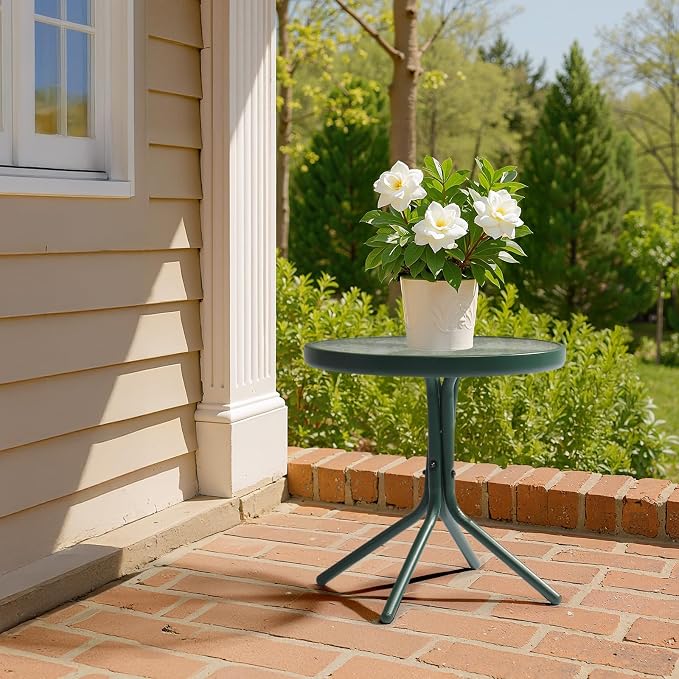 VINGLI Outdoor Side Table, Weatherproof Small Tables - Image 8