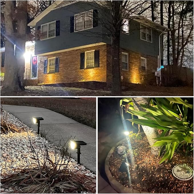 Solar Lights Outdoor Waterproof IP65, Solar Powered 76 LED 3 Lighting Modes - Image 7