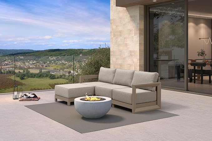PURPLE LEAF Patio Furniture Set L-shaped Outdoor Couch by Unknown