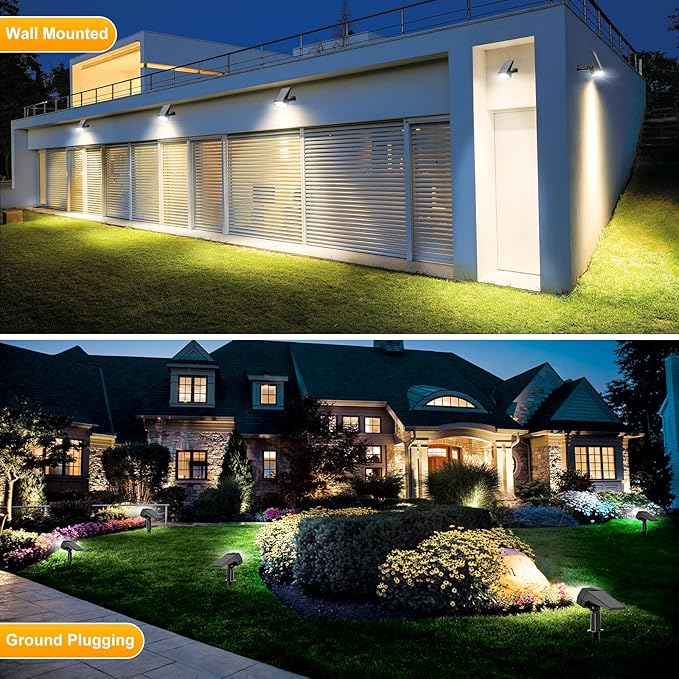 Fabrito 72 LEDs Solar Spot Lights Outdoor Waterproof, 3 Modes Landscape - Image 5