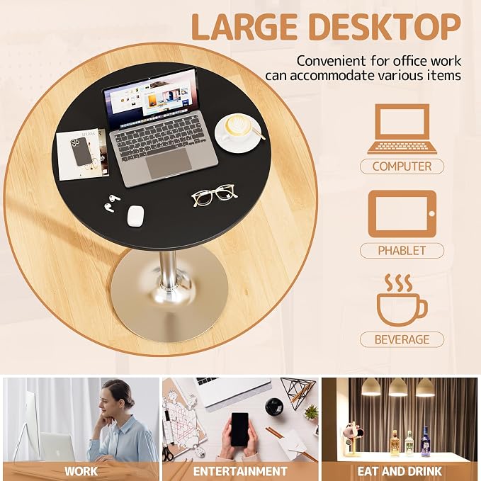 Shahoo Round Bar Table, Cocktail Table - Image 5