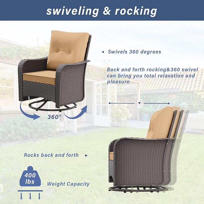 11 Pieces Patio Furniture Set - Image 5