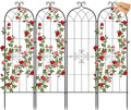 VEVOR Garden Trellis, 71 x 20 inch Rose Trellis, 4 Packs Garden Flower Rose by VEVOR