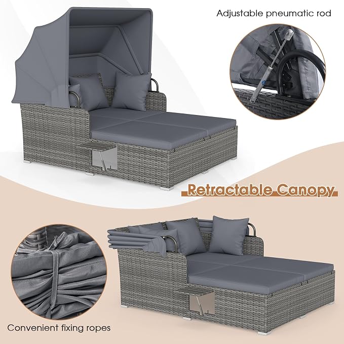 RELAX4LIFE Patio Outdoor Daybed - Image 4