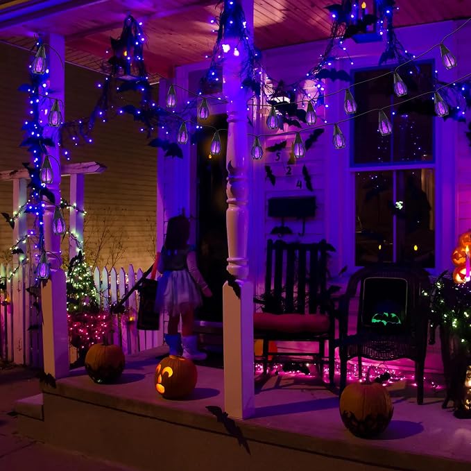 Solar String Lights for Outside, 33Ft Solar Patio Lights - Image 8