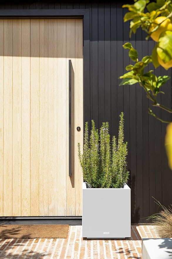 Veradek Block Series Cube Plastic Planter - Image 5