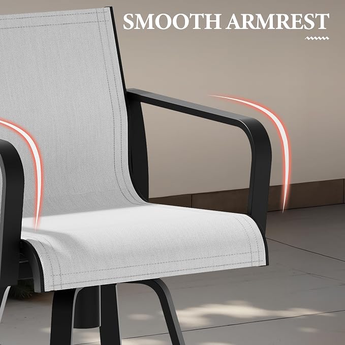 Crestlive Products Outdoor Swivel Bar Stools - Image 6