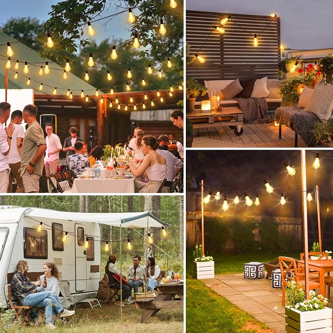 200FT Outdoor String Lights, LED Patio Lights - Image 7
