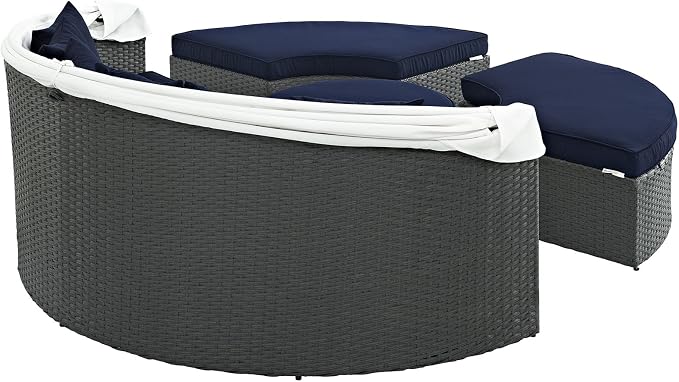 Modway Sojourn Outdoor Patio Sunbrella Sectional Daybed - Image 4