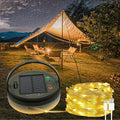 Solar Camping String Lights, 32.8 FT Fairy String Light, 4 in 1 Portable by TuoPuLife