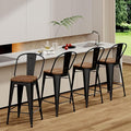 Aklaus Metal Bar Stools Set of 4, 30 inch Barstools Bar Height Bar Stool by AKLAUSHomeFurniture