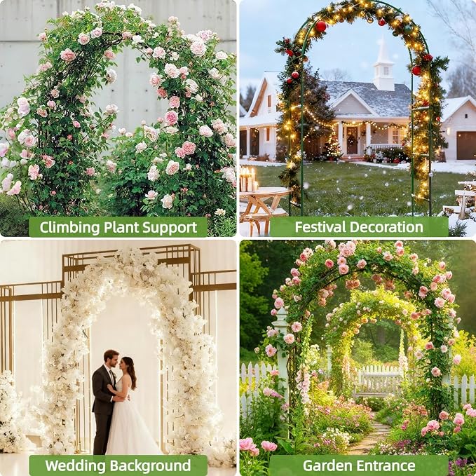 Thickened Metal Garden Arch - Image 4