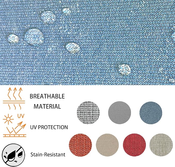 Goodgoods 24x24 inch Outdoor/Indoor Deep Seat Patio Cushion Set of 1 Resilient - Image 5