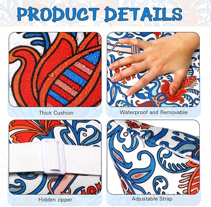 4 Pcs Chaise Lounge Pillow - Image 3