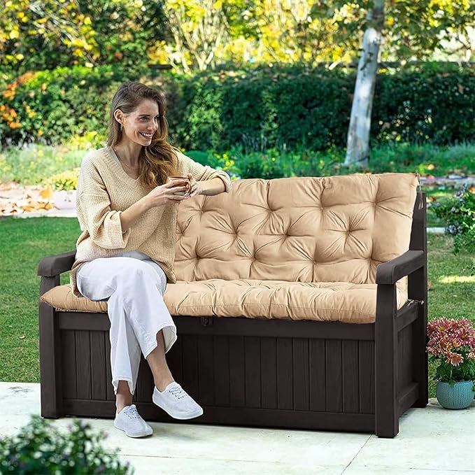 Swing Cushion Replacement Outdoor Porch Waterproof Bench Cushion 2-3 Seater - Image 5