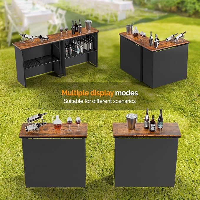 VINGLI 45" Commercial Grade Portable Bar Table - Image 5