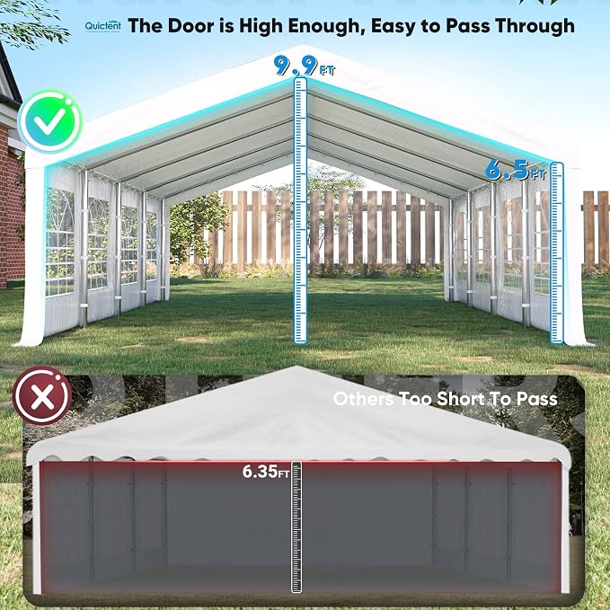 Quictent Party Tent Heavy Duty Outdoor Canopy Tent Wedding Event Shelter BBQ - Image 6