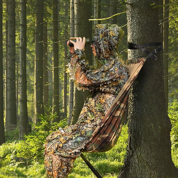 Camouflage Camping Chair Hunting Hammock Seat Hunting Hammock Chair Portable - Image 6
