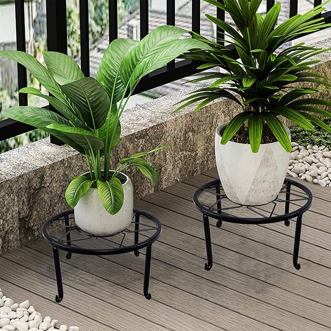 yosager 3 Pack Metal Plant Stands - Image 2