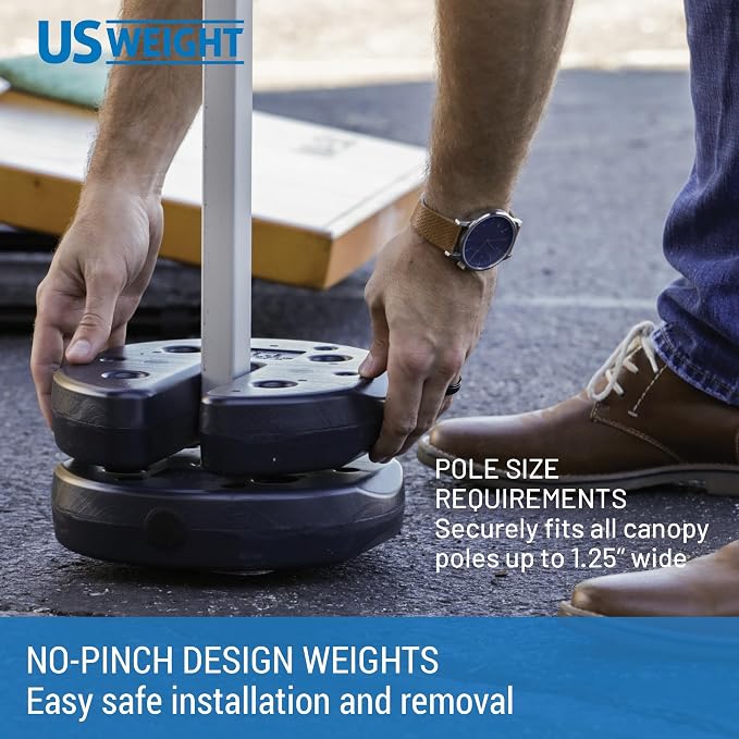 US Weight 30 Pound Canopy Weight Set of 4 - Image 4