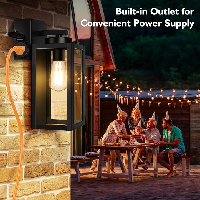 BesLowe 2-Pack Porch Lights Outdoor - Image 6