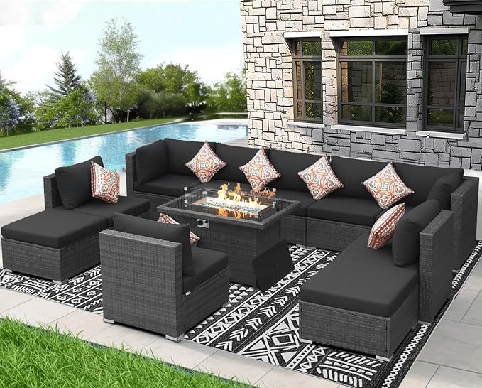 NICESOUL 11 Piece Outdoor Furniture Set - Image 2
