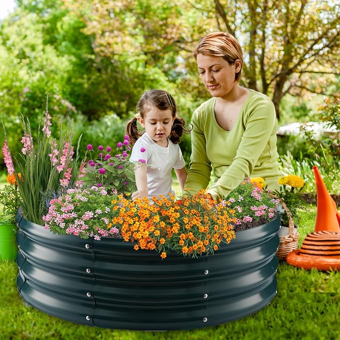 Galvanized Raised Garden Bed for Gardening - Image 3