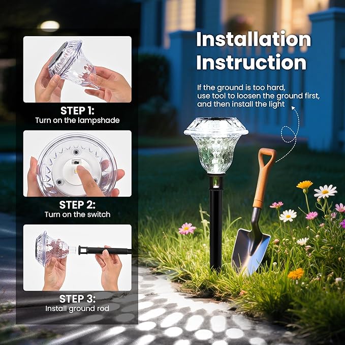 Solar Pathway Lights Garden Decor - Image 5