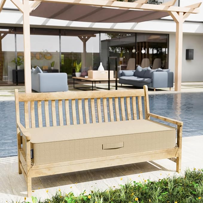 Outdoor Water-Resistant Olefin Chaise Lounge Cushions - Image 2