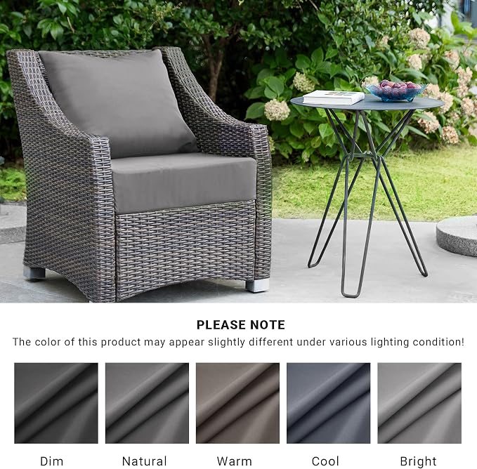 Outdoor Cushions for Patio Furniture, Outdoor Seat Cushion Set 24 x 24 x 4 Inch - Image 6