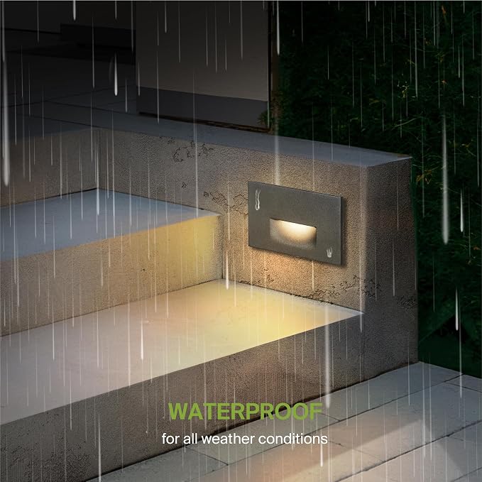 ASD LED Recessed Step Light Fixture, Outdoor & Indoor Tread Lighting | RGBW - Image 7