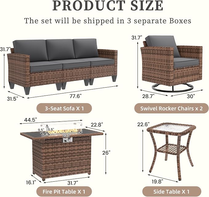 UDPATIO Patio Furniture Set - Image 3