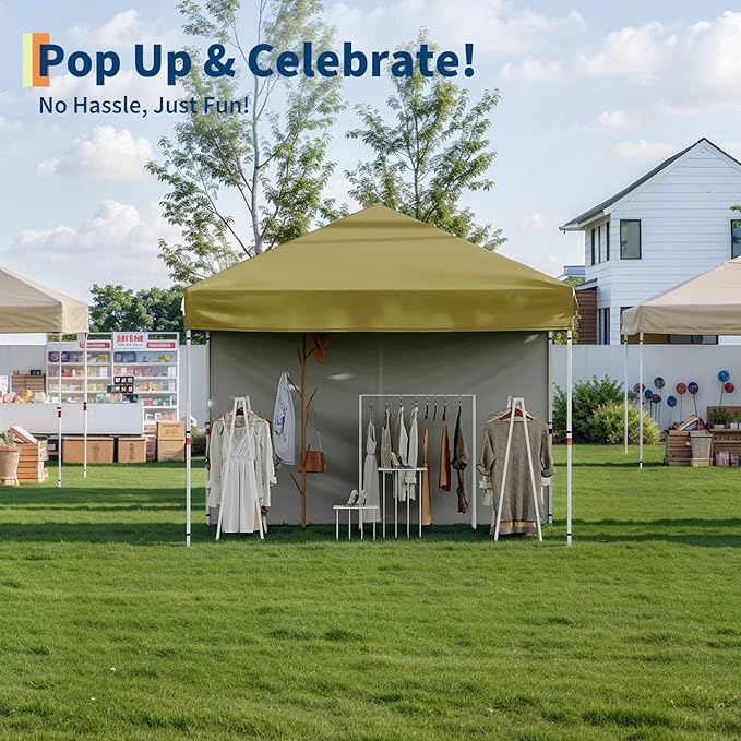 Garvee 10x10 Pop Up Canopy Tent, Heavy Duty Commercial Instant Shelter - Image 3