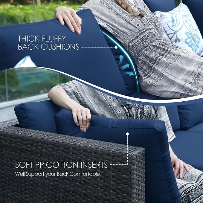 NICESOUL 13 Piece Outdoor Seating - Image 8