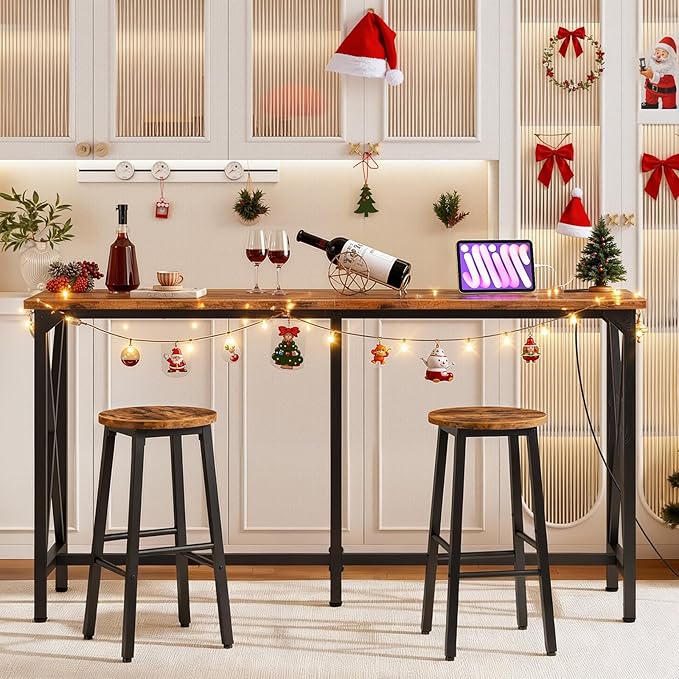 63'' Bar Table, Kitchen Dining Table - Image 2