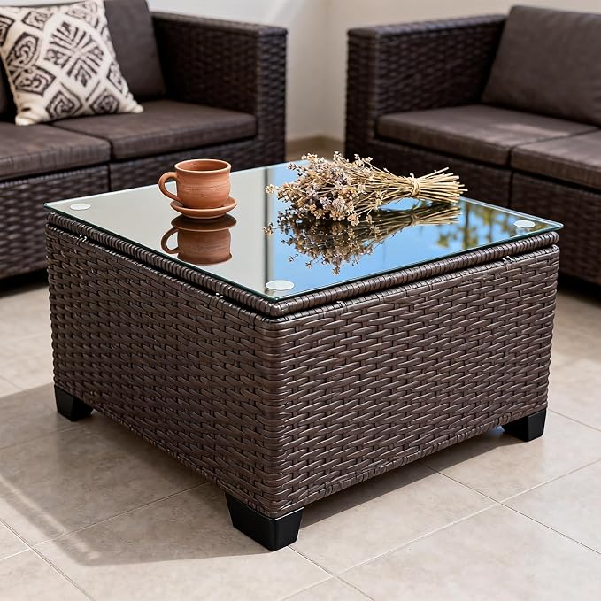 Wicker Patio Furniture by Unknown