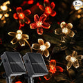 2 Pack Total 52FT 120 LED Solar String Lights Outdoor Waterproof Flower Fairy by Unknown