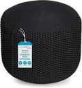 BIRDROCK HOME Outdoor Pouf Ottoman | Hand Woven Waterproof Foot Stool by BIRDROCKHOME