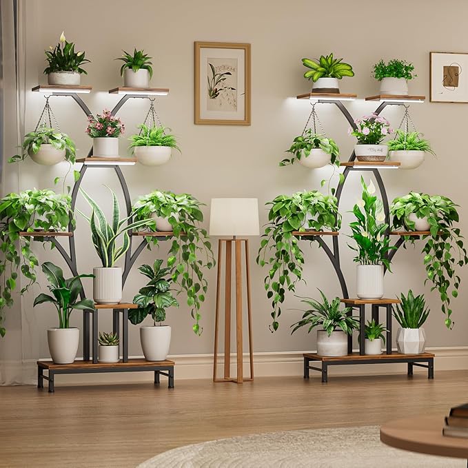 Plant Stand Indoor with Grow Lights - Image 3