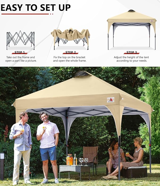 ABCCANOPY Outdoor Pop up Canopy Tent, 10x10 Instant Portable Canopy - Image 5