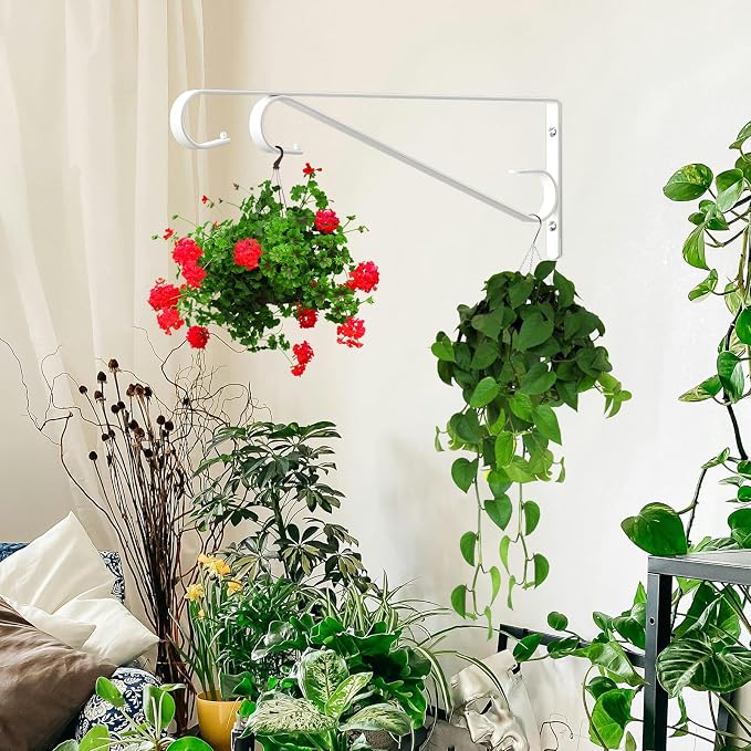 Plant Hangers Outdoor Plant Hooks Heavy Duty Iron Plant Hanger Hook - Image 8