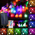 XEWEA Solar String Lights Outdoor, 16Colors 66LED 39Ft Waterproof Outdoor by XEWEA