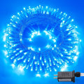 JMEXSUSS 150 LED Blue Christmas Lights Indoor Outdoor, Connectable 59 ft String by JMEXSUSS