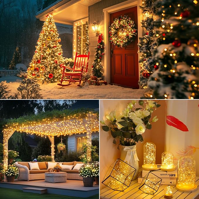 Brightever Solar String Lights, Solar Lights Outdoor Waterproof - Image 6