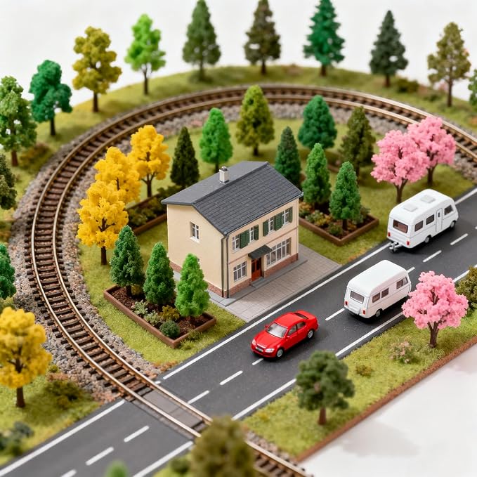 Model Trees for Diorama Small, Model Trees for Crafts, Mixed Plants for Land - Image 2