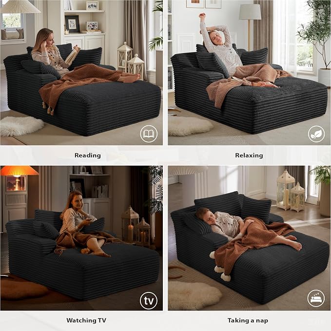 50 Inches Chaise Lounge Indoor, Oversized Chaise Lounge Chair - Image 6