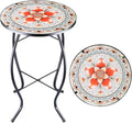 12 Inch Small Outdoor Side Table by Arbuxzuy