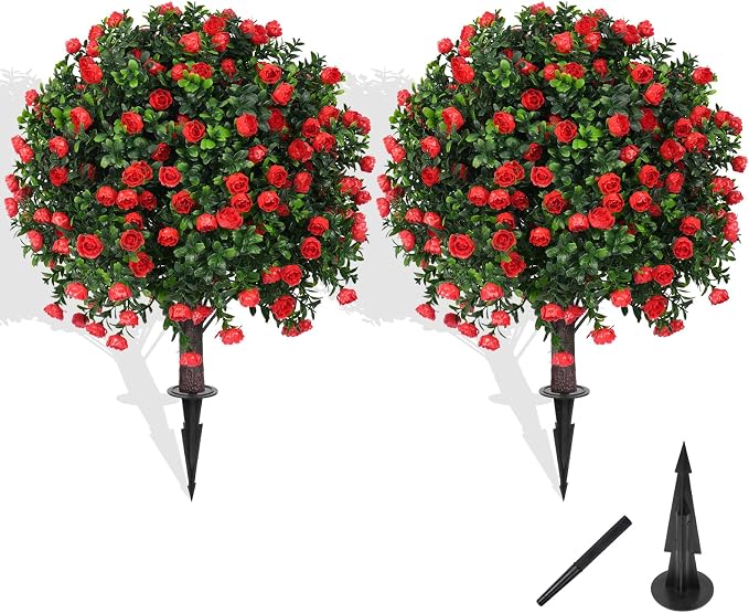 Artificial Boxwood Topiary Tree by FEELTHENEWWORLD