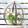 Garden Obelisk Trellis for Climbing Plants – 18"x22" Metal Outdoor Support for by Goooxim