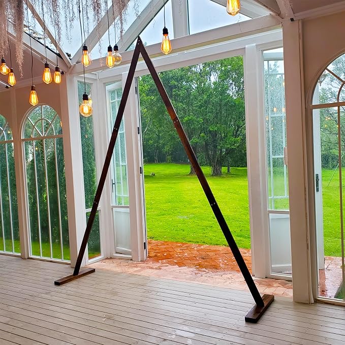 7.87FT Wooden Wedding Arch, Wood Arch - Image 8